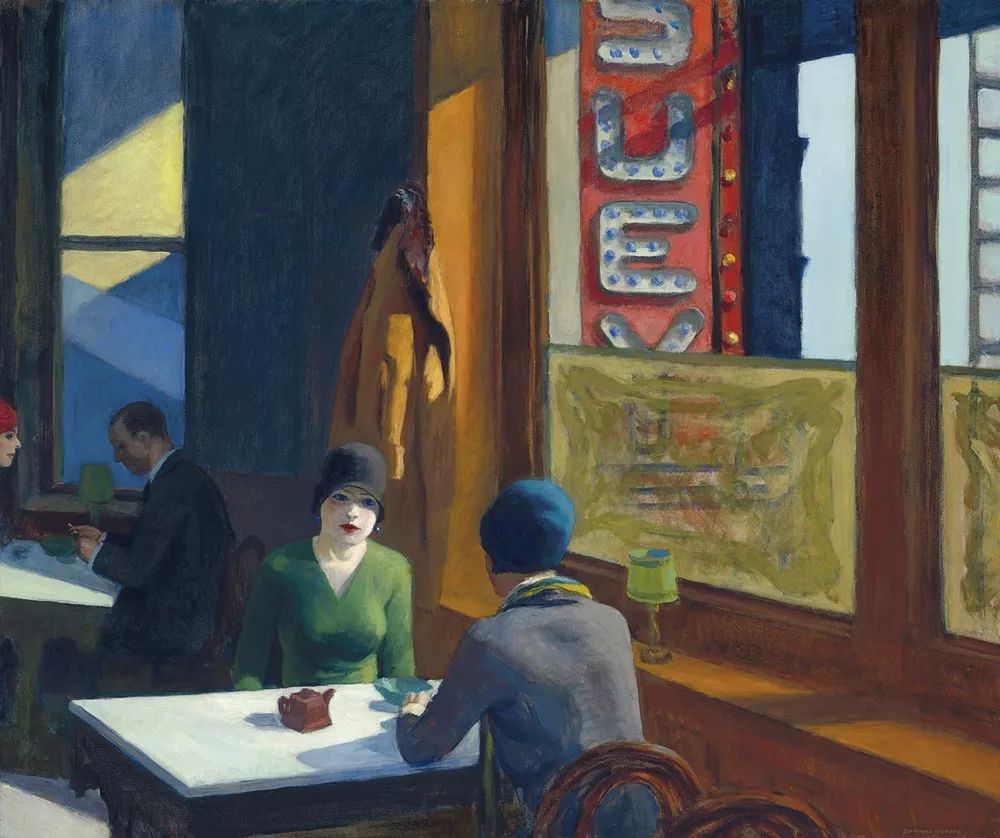 愛德華·霍珀，《雜燴》（1929）。圖片：由Christie 's Images Ltd.提供