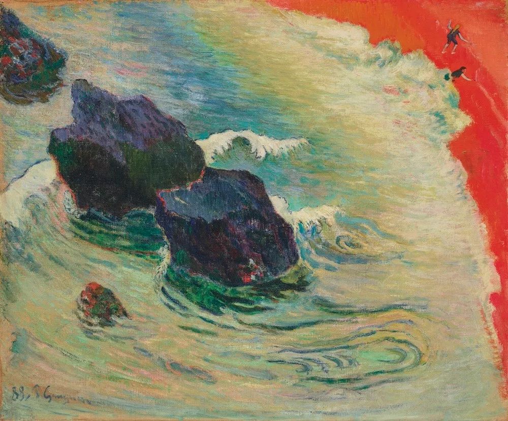 保羅·高更， 《海浪》，1888。圖片：Courtesy Christie's Images Ltd.